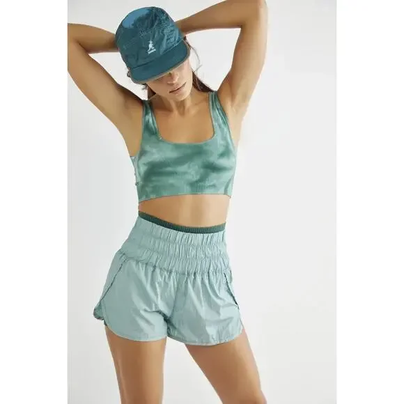 FP Movement Free People The Way Home Short Smock Bayside Blue Shorts Size Large - Picture 13 of 13